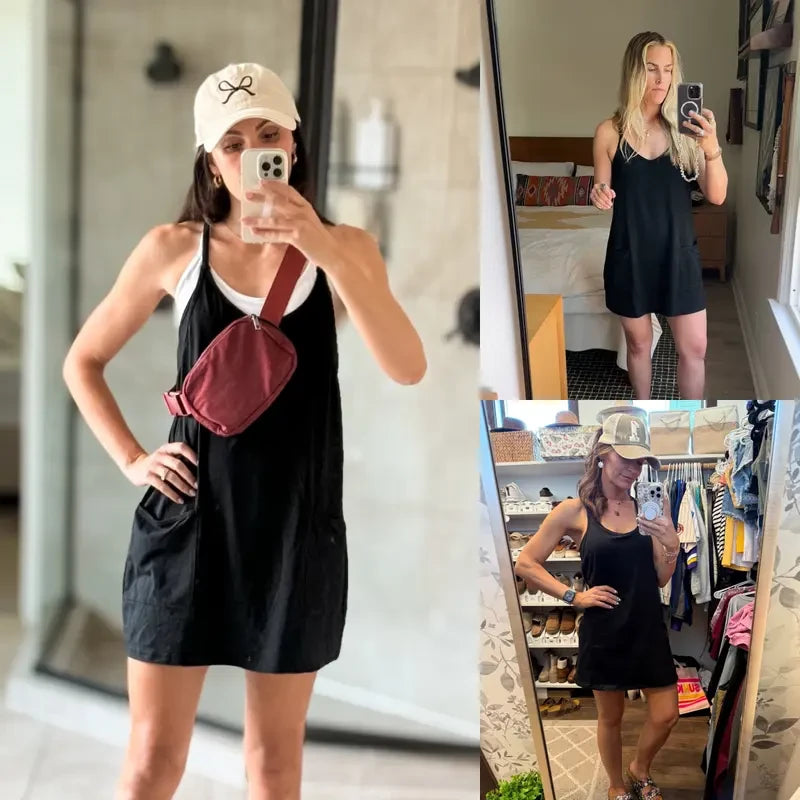 Tanming Athletic Romper Dress
