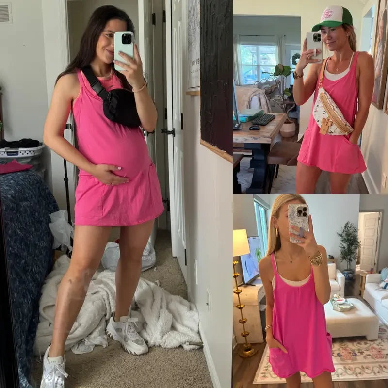 Tanming Athletic Romper Dress