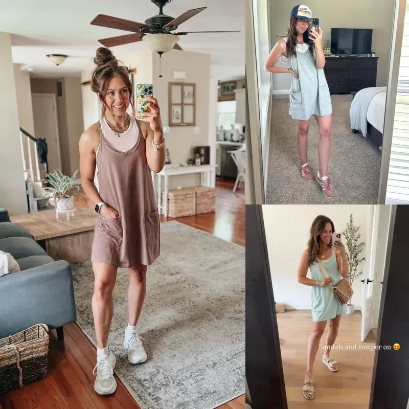 Tanming Athletic Romper Dress