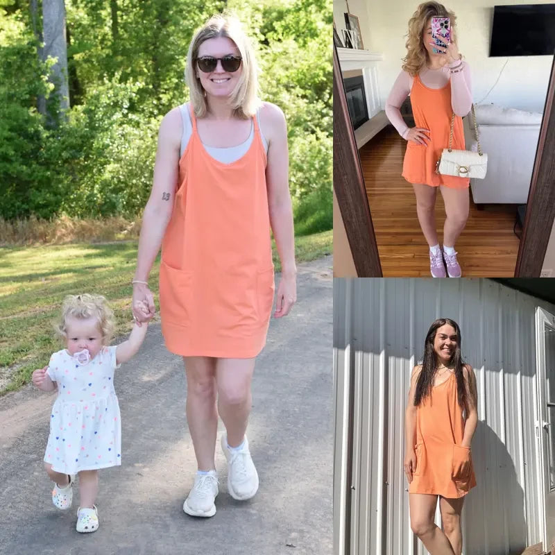 Tanming Athletic Romper Dress